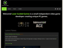 Tablet Screenshot of laserguidedgames.com